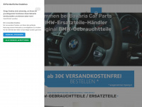bavaria-car-parts.de Webseite Vorschau