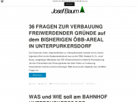 josefbaum.wordpress.com Webseite Vorschau