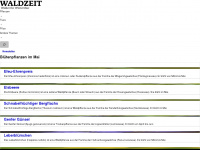 waldzeit.ch Webseite Vorschau