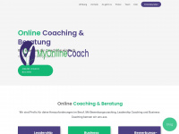 myonlinecoach.ch Webseite Vorschau