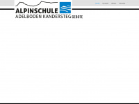 alpinschule-kandersteg.ch Webseite Vorschau