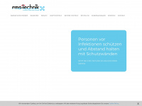 infektionsschutzwand.ch Webseite Vorschau