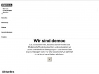 democ.de Webseite Vorschau