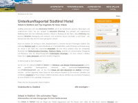 südtirol-hotel.com Webseite Vorschau