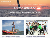 ostseeaction.de Webseite Vorschau