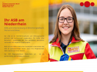 asb-niederrhein.de Webseite Vorschau