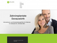 zahnimplantate-donauwoerth.de Webseite Vorschau