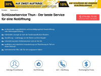 schlüsseldienst-thun.ch Webseite Vorschau