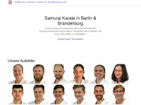 samurai-karate-berlin-brandenburg.de Webseite Vorschau