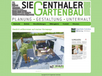 siegenthaler-gartenbau.ch Webseite Vorschau