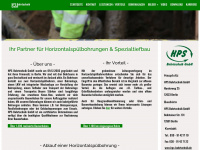 hps-bohrtechnik.de Webseite Vorschau