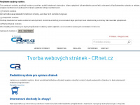 crnet.cz Webseite Vorschau
