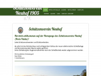 schuetzenverein-neuhof.de Webseite Vorschau