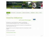 schuetzenverein-hauswurz.de Webseite Vorschau