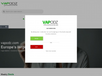 vapodz.com Webseite Vorschau