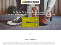 fussstapfen.com Webseite Vorschau