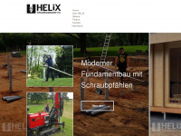 helix-schraubfundamente.de Webseite Vorschau