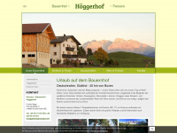 hoeggerhof.com Webseite Vorschau