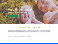 aupaircare.dk Webseite Vorschau