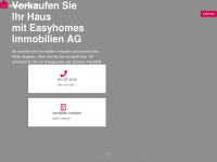 easyhomes.ch Webseite Vorschau