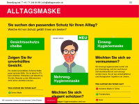 alltagsmaske.ch Webseite Vorschau