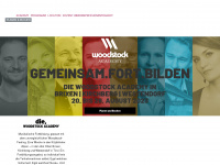 woodstockacademy.at Webseite Vorschau