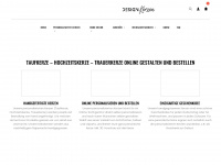 design-kerzen.ch Webseite Vorschau