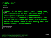 nextsociety.ch Webseite Vorschau