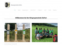 bg-ziefen.ch Webseite Vorschau