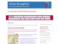 vivianbroughton.com Webseite Vorschau