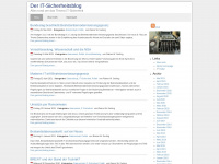 itsicherheitsblog.de Webseite Vorschau