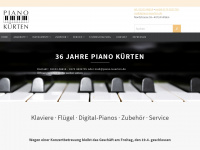 piano-kuerten.de Webseite Vorschau