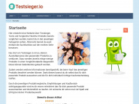 testsieger.io Webseite Vorschau