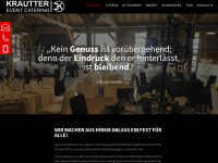 krautter-eventcatering.de Webseite Vorschau