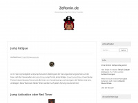 zeronin.de Webseite Vorschau