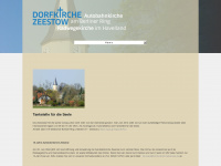 dorfkirche-zeestow.de Webseite Vorschau