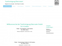 textilreinigung-oberrosler.at Webseite Vorschau