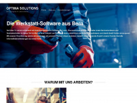 opti-sol.ch Webseite Vorschau