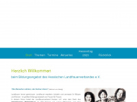 landfrauen-bildung.de Webseite Vorschau