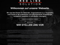 red-line-solution.com Webseite Vorschau
