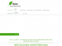 wylerblumen-gartenbau.ch Webseite Vorschau
