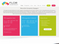 flor-gesundheitszentrum.ch Webseite Vorschau
