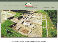 archaeoregion.at Webseite Vorschau