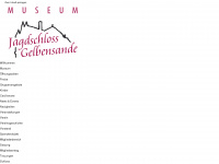museum-jagdschloss-gelbensande.de Webseite Vorschau