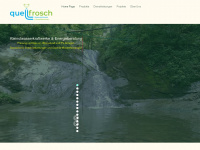 quellfrosch.ch Webseite Vorschau