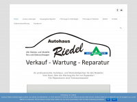 autohaus-riedel.com Webseite Vorschau