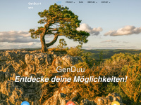 genduu.de Webseite Vorschau