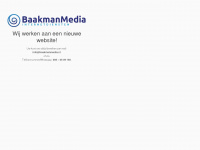 baakmanmedia.nl Webseite Vorschau
