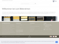 lueck-rahmen.de Webseite Vorschau