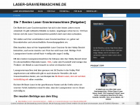 laser-graviermaschine.de Webseite Vorschau
